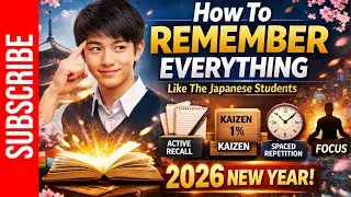 How to Remember Everything Like The Japanese Students 2026 New Year