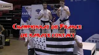 CHAMPIONNAT FRANCE KARATE CONTACT YANN COMBAT 3eme place