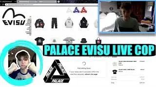 PALACE X EVISU LIVE COP!! DID WE COOK? SS WEEK 8
