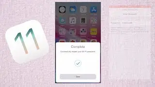 How to share your WiFi password on iOS 11 - WiFi Sharing with nearby friends