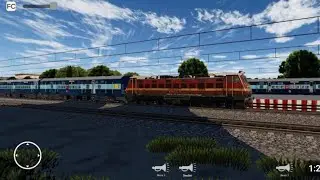 RAILWAY SIMULATOR INDIA NIGHT ACTIVITY 🔥 INFORMATION LIVE 🔥 REACTION GAMEPLAY ANDROID 🤯 GAME TABAHI