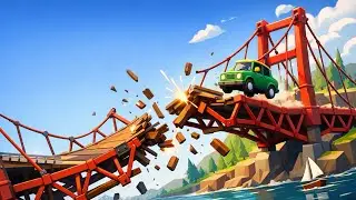 Строю мосты и проверяю на прочность | Poly Bridge | Прямая трансляция