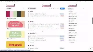 Notion Content Planner Introduction  #notiontutorial #contentplanning