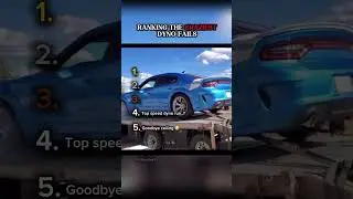 Ranking the CRAZIEST Dyno Fails! #cars