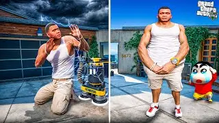 Franklin Changes Into Different Strongest Persons In GTA 5!