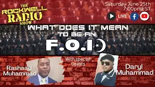 What Does It Mean To Be An F.O.I?