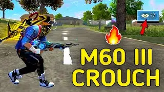 M60 III CROUCH IS DEADLY🔥!!! 😱|| SOLO VS SQUAD || 37 SPECS🔥 THE ULTRA POWER MODE ACTIVATED||ALPHA FF