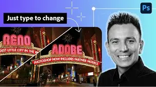 Like Magic: Just Type to Change Text in an Image | Adobe Photoshop
