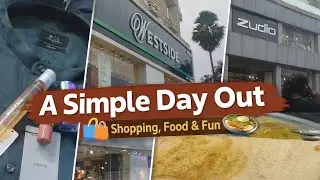 A Simple Day Out 😌.   #dailyvlog #shopping #food #dosa #zudio #westside 