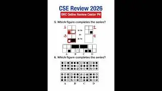 Abstract Reasoning - Part 3 | Civil Service Exam Review | CSE Review #civilserviceexam #cse