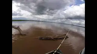 Ловля сома в заповеднике дикой природы Nida Point Tishomingo Nation