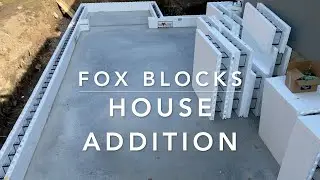 Building a house addition with Fox blocks