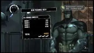 Batman: Arkham Asylum Achivement Perfect Knight 100% Complete