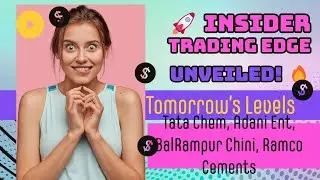🚀 Insider Trading Edge Unveiled! Tomorrow AlgoTradeV2 Levels TataChemAdaniEntBalRampurRamcoCements 🔥
