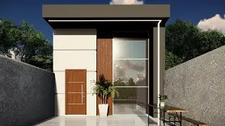 CASA PEQUENA COM DOIS QUARTOS || TERRENO DE 5 METROS x 20 METROS