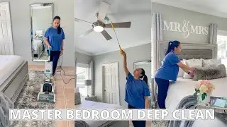 SPRING CLEANING | MASTER BEDROOM DEEP CLEAN | CLEANING MOTIVATION | SPEED CLEANING