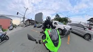Fist bump 😍😍 #kawasaki #z1000 #kawasakininja #bigbike #insta360 #insta360x5 #ninja #zx25r #fyp