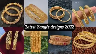 Latest Lightweight Gold bangles designs 2022 with weight and price| #Goldpot