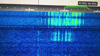 27.845 MHz FM Paging Signals Data Link Pager Transmission RX: G8JNJ SDR 1600 UTC 4 June 2024