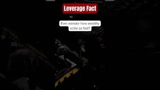 Leverage is how wealth grows exponentially. #wealth