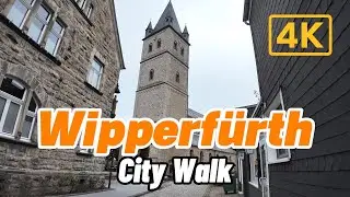 Wipperf&uuml;rth City Walk 🚶&zwj;♂️ Explore Germany&rsquo;s Oldest Town in 4K