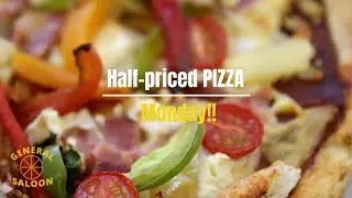 Half-Price Pizza Every Monday @General Saloon