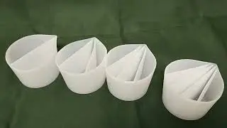 Lydia Resin TOOL Silicone Split Cup Bundle Swirl Pouring Cups with Dividers for Resin