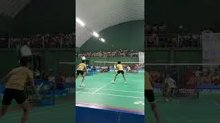 Under 13 boys doubles #racketek #racketekbadminton