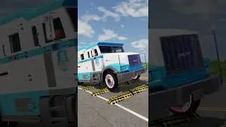 Colorful Cars vs Speed Bumps #43 | BeamNG.drive