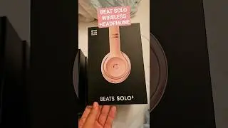 Rose Gold Beats Solo3 wireless Head Phones #headphones