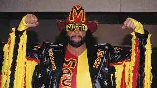 RANDY MACHO MAN SAVAGE (1994) | GamesMaster UK TV Show | WWF WCW | Spec Guest | Dexter Fletcher Host