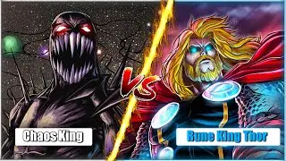 Chaos King vs Rune King Thor | Who will win? | BattleCritique