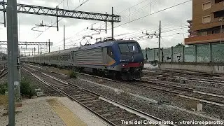 Invio treno con Medie Distanze & DTS E464.472 + E464.517 e MDVE XMPR in transito a Firenze Rifredi