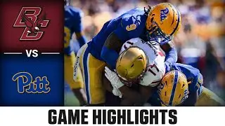 Boston College vs Pitt Game Highlights | 2025 ACC Football