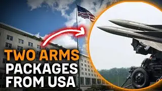 The United States has approved two arms packages for Ukraine worth over 320 million US dollars