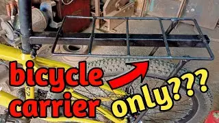How to make bicycle carrier //   सायकल कॅरेज एकदम स्वस्तात