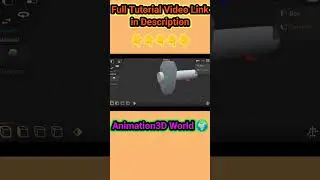 3D Hammer modelling in mobile | 3D model kese banaye | @animation3Dworld | Prisma3D Tutorial
