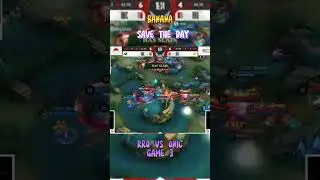 RRQ VS ONIC GAME 3 MPLID S12. BANANA SAVE THE DAY..!! #mlbb #mplids12 #bestplayer #gaming #