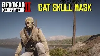 Red Dead Redemption 2 - How To Get Free Cat Skull Mask Location.