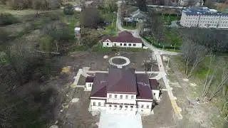 Тульская область, Одоев: усадьба Мирковича с высоты птичьего полёта.