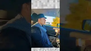 Dev Joshi driving car . Dev Joshi