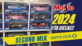 2024 Maisto 1/18 SCALE second Mix at Sam's Club!!
