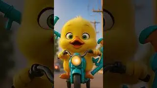 Duckling Jumps With Pogo Stick #duckling #ducklingvideo #cuteduckling #ducklingfunny #ducklingstory