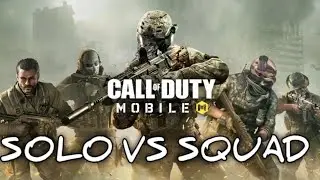 PLAYING COD MOBILE  SOLO VS SQUAD IN ALCATRAZ MAP 