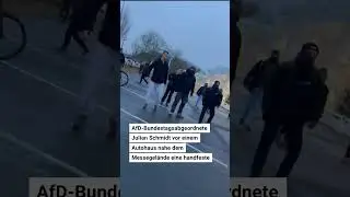 AfD-Politiker liefert sich Schl&auml;gerei mit Vermummten