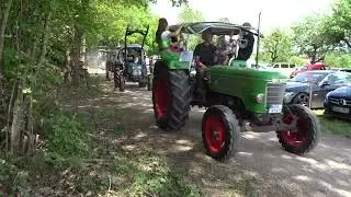12. Oldtimer-Schleppertreffen Gelbsreuth 2024 | Ausfahrt der Traktoren