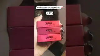 Affordable Everyday Lipsticks 👄💄 #lipstick #lipsticktutorial #lipshades #nykaalipsticks