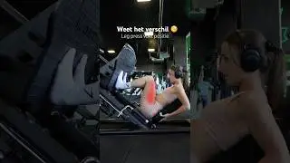 Jouw voetpositie bepaalt waar je het voelt 👀 #legday #fitnesstips #spieropbouw