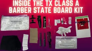 Texas Class A Barber Practical State Board Kit| What's Inside #barber