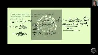 Find the unit tangent and unit normal vectors and . (b) Use Formula 9 to find the curvature.